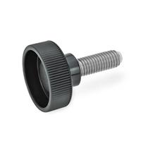 GN 421.10 Knurled Screw with Brass Plastic Pivot